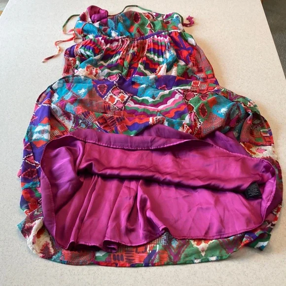 Maeve by Anthropology Multicolor Maxi Dress Women Size 8 - Picture 9 of 13